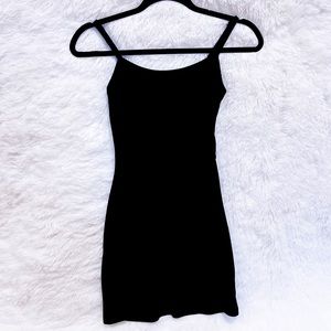 Ribbed Bodycon One Side Scrunched Dress